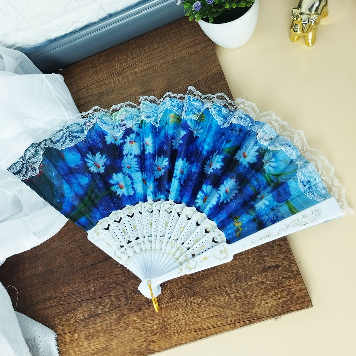 Miniatura 7 de Abanico De Mano X2 Plegable GM2024-340